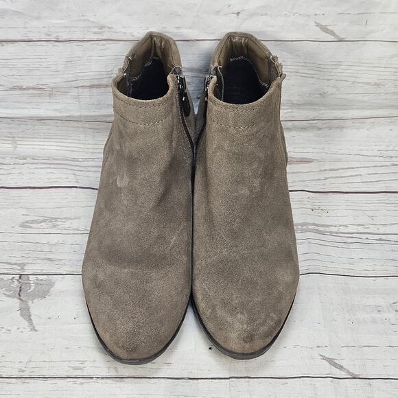 BLONDO BROWN SUEDE LEATHER WATERPROOF ANKLE BOOTS WOMEN SIZE 6.5 M - Picture 3 of 7